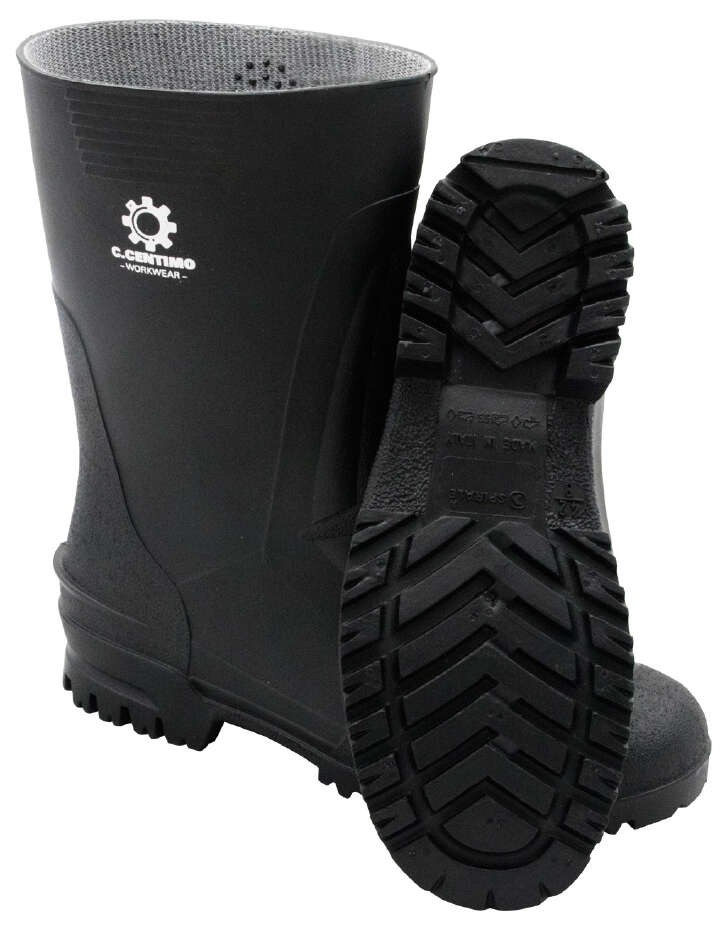 C.Centimo Herren Gummistiefel Flux, schwarz
